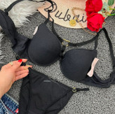 ست سوتین مشکی زنانه