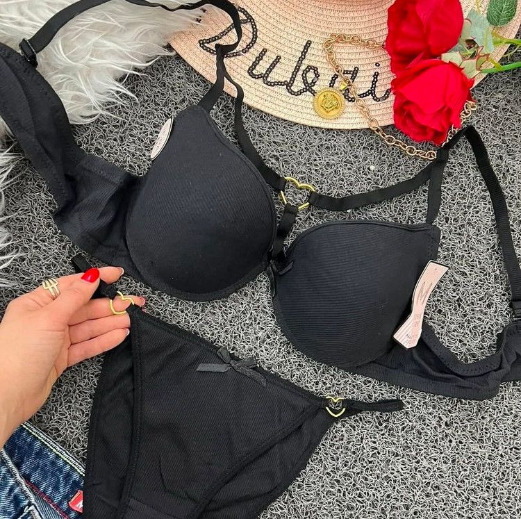 ست سوتین مشکی زنانه