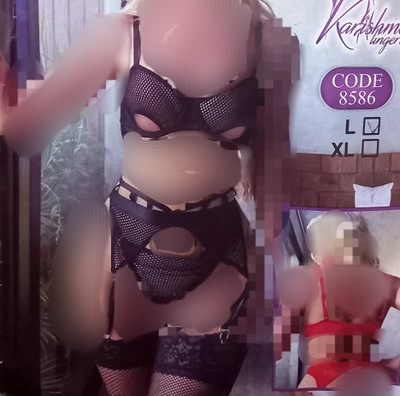 لباس خواب زنانه فنردار توری/ زنبوری/ جوراب دار کاریشما