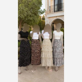  ✨ دامن طبقه ایی ترند، سبک و خوشفرم ✨t8044