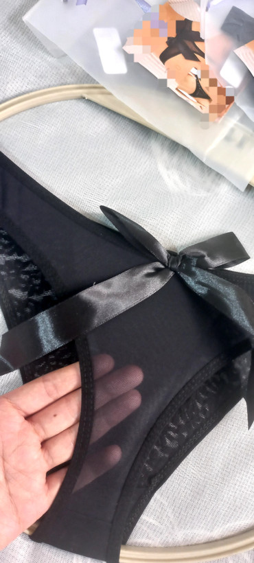 شورت زنانه فانتزی پشت پاپیونی توری بدن نما شورت لامبادا رونیا